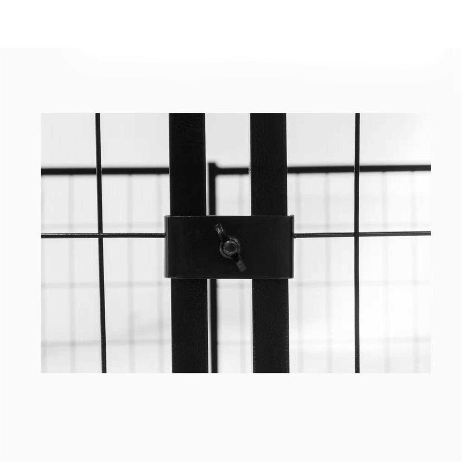 KennelMaster 52 in. x 4 ft. x 4 ft. Welded Wire Dog Kennel - Healthber