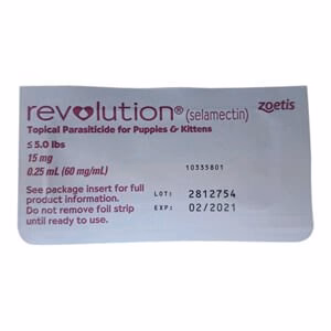 Revolution (selamectin) for Puppies & Kittens (0-5lbs) - Healthber