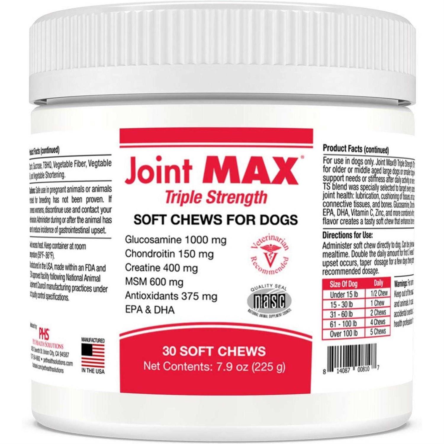 Joint MAX Triple Strength Soft Chews - Healthber