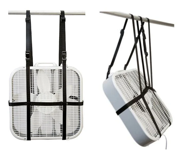 Adjustable Box Fan Holder - Healthber