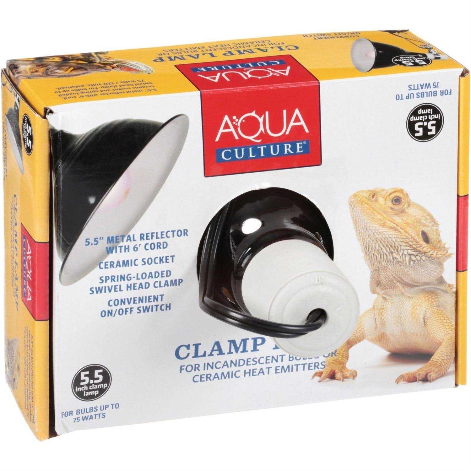 Aqua Culture 5.5 inch Clamp Lamp - Healthber