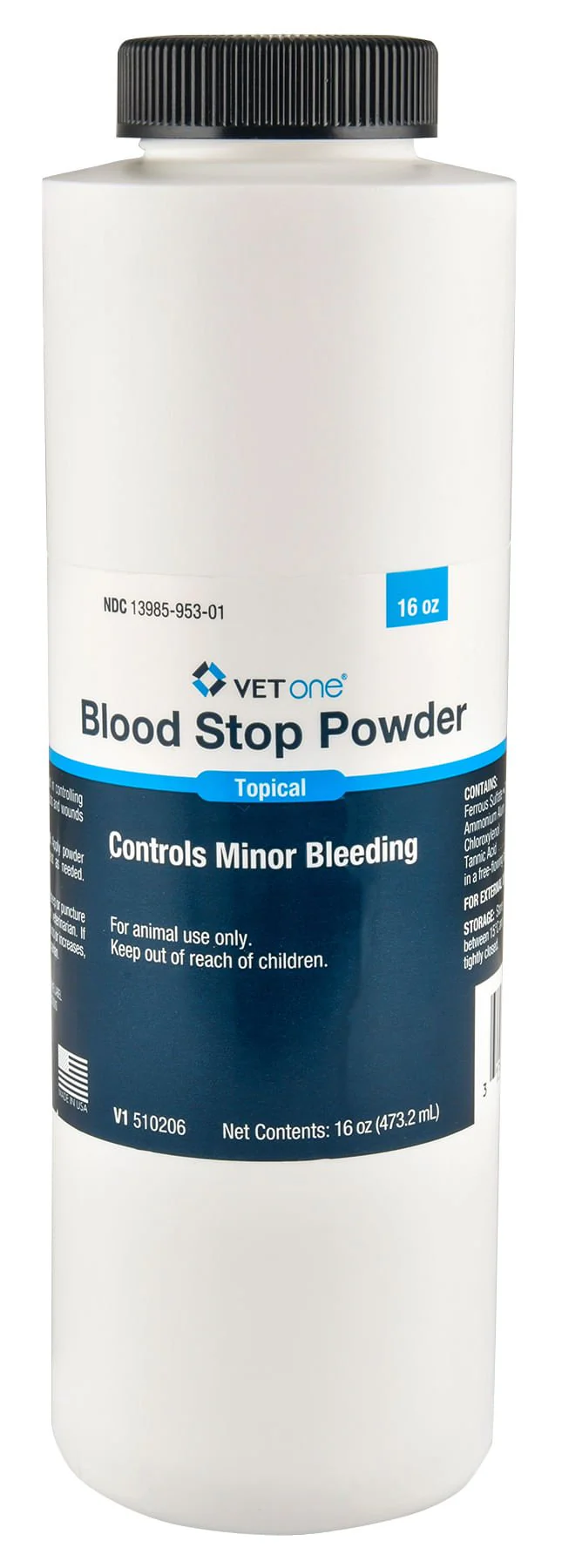 Blood Stop Powder for Animals, 16 oz - Healthber