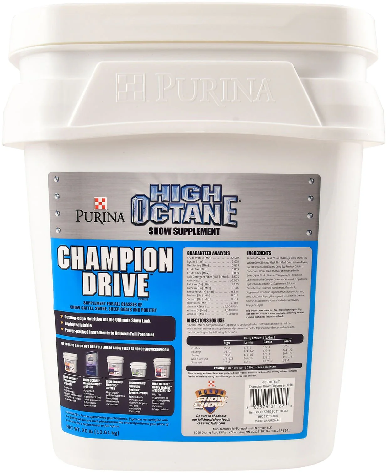High Octane Champion Drive Topdress, 30 lbs - Healthber