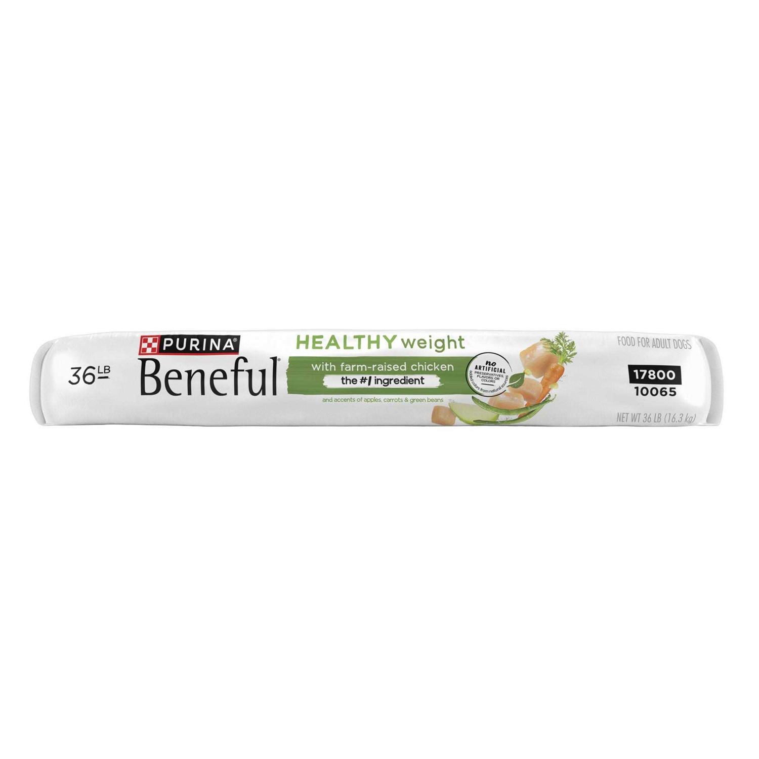 Purina Beneful Healthy Weight Dry Dog Food Chicken - Healthber
