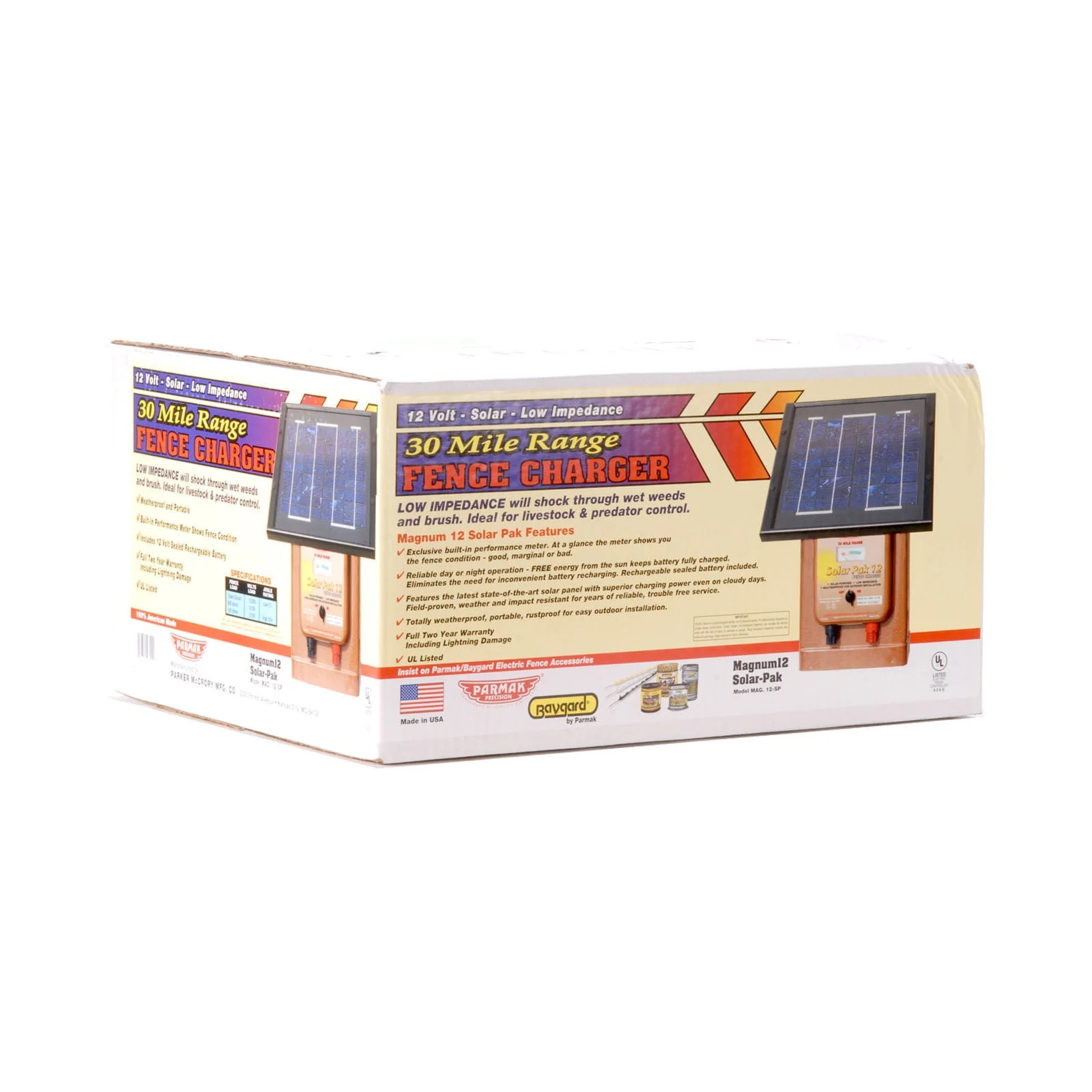 Parmak Solar-Pak 12 Fence Charger - Healthber