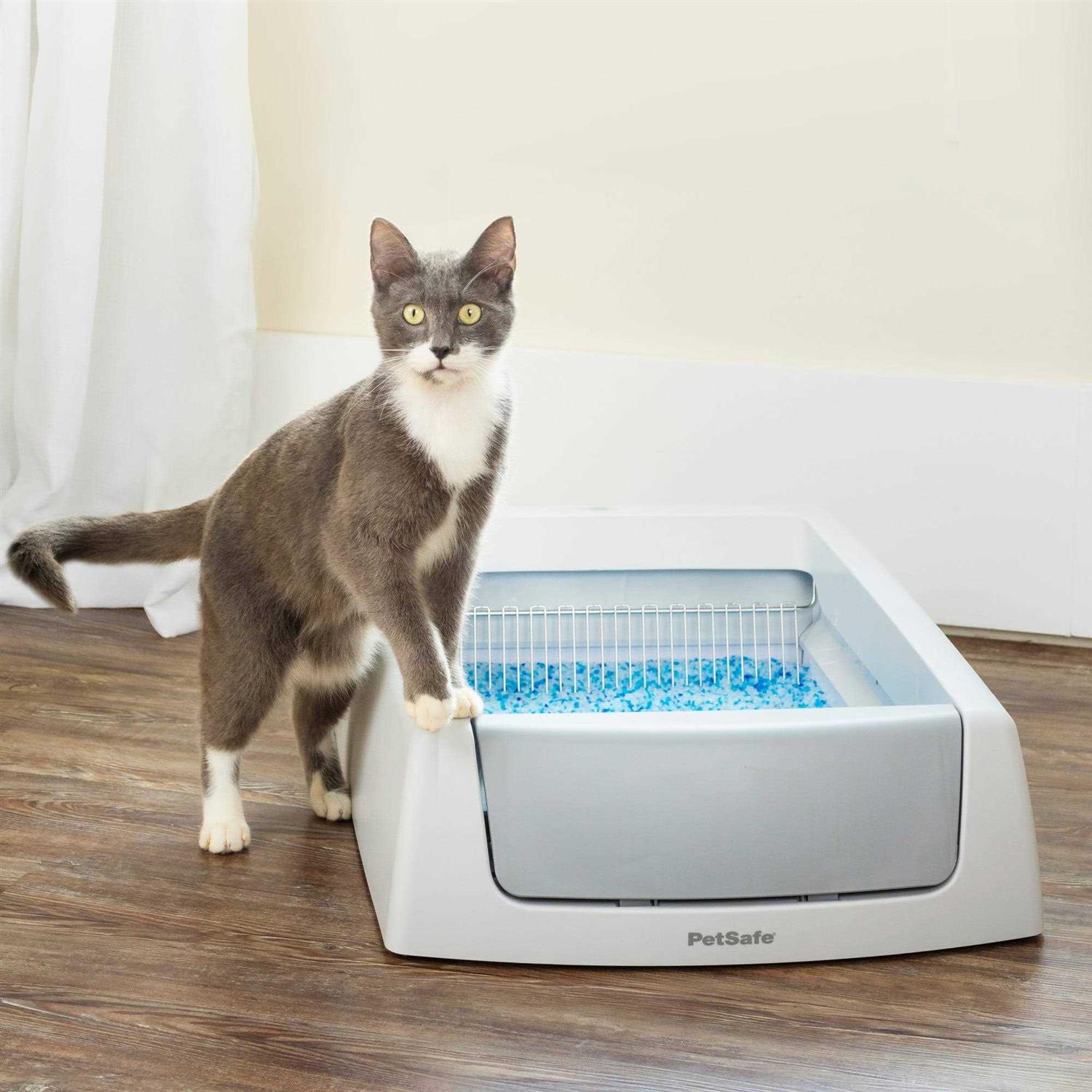 PetSafe ScoopFree Crystal Classic Self-Cleaning Litter Box - Healthber