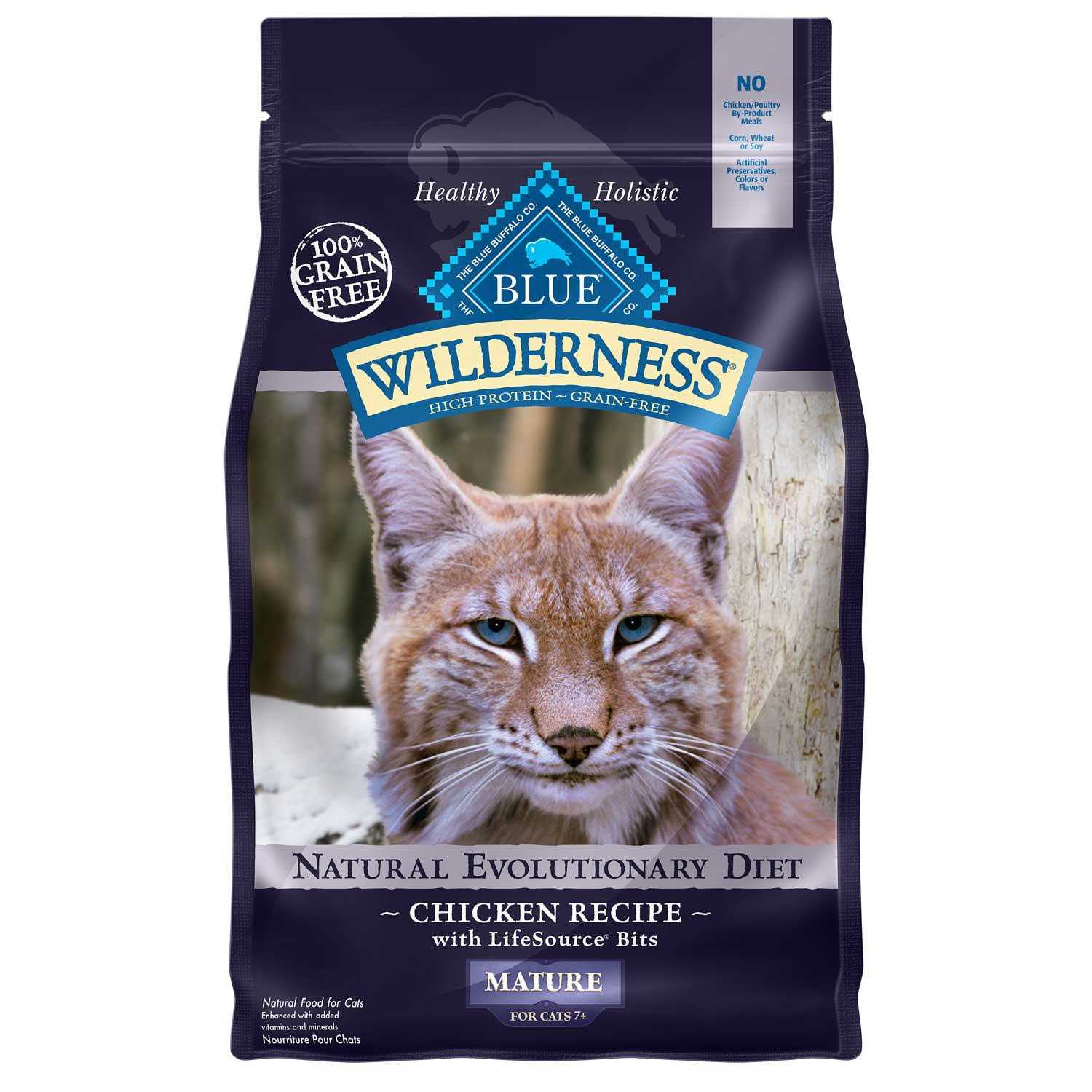 BLUE Wilderness Mature Cat Dry Food - Healthber
