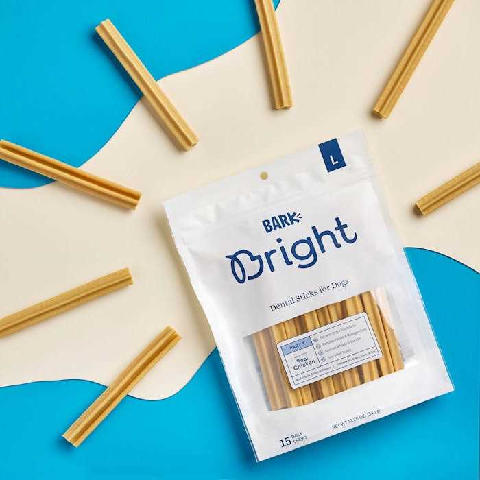 Bark Bright Dental Sticks for Large Dogs Chews - Healthber