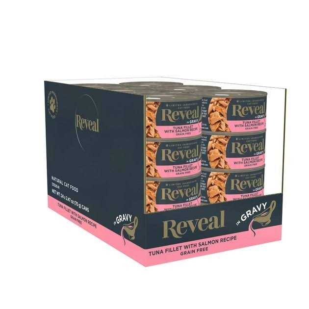 Reveal in Gravy Tuna Fillet Grain Free Cat Food - Healthber
