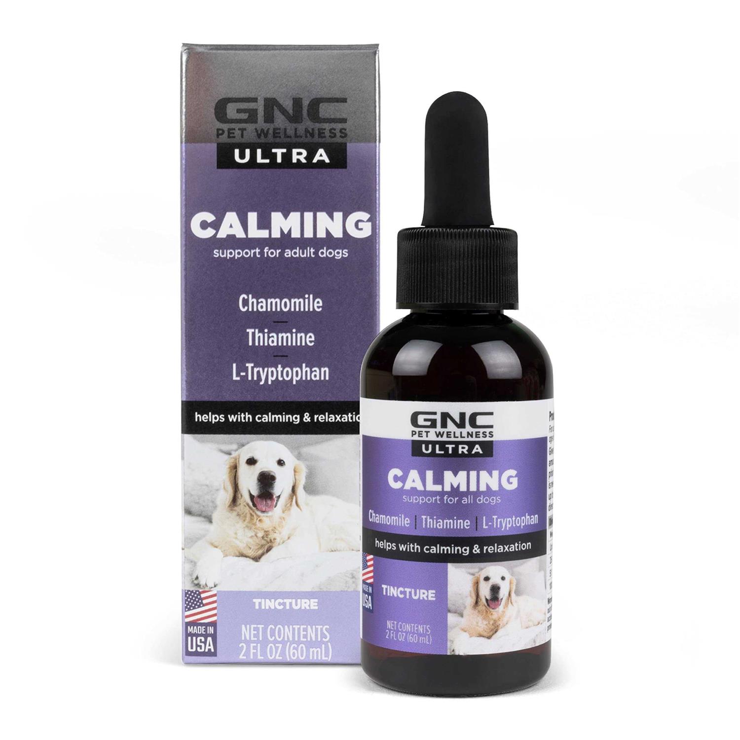 Gnc Pet Wellness Ultra Calming Support for Adult Dogs 2 Fluid Ounces - Healthber