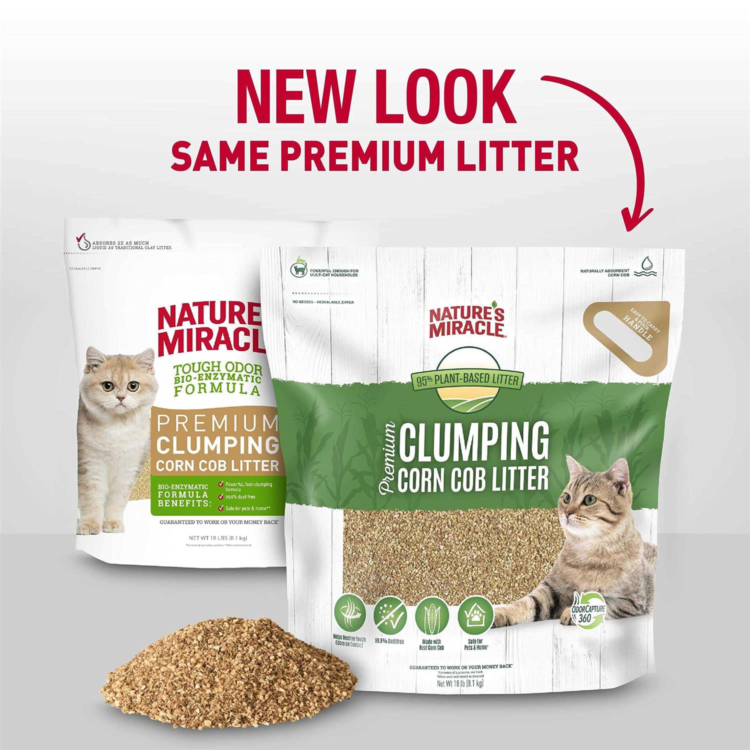 Nature’s Miracle Premium Clumping Corn Cob Litter - Healthber