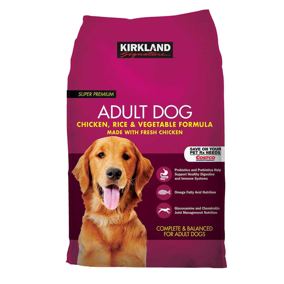 Kirkland Signature Adult Formula Chicken, Rice and Vegetable Dog Food - Healthber
