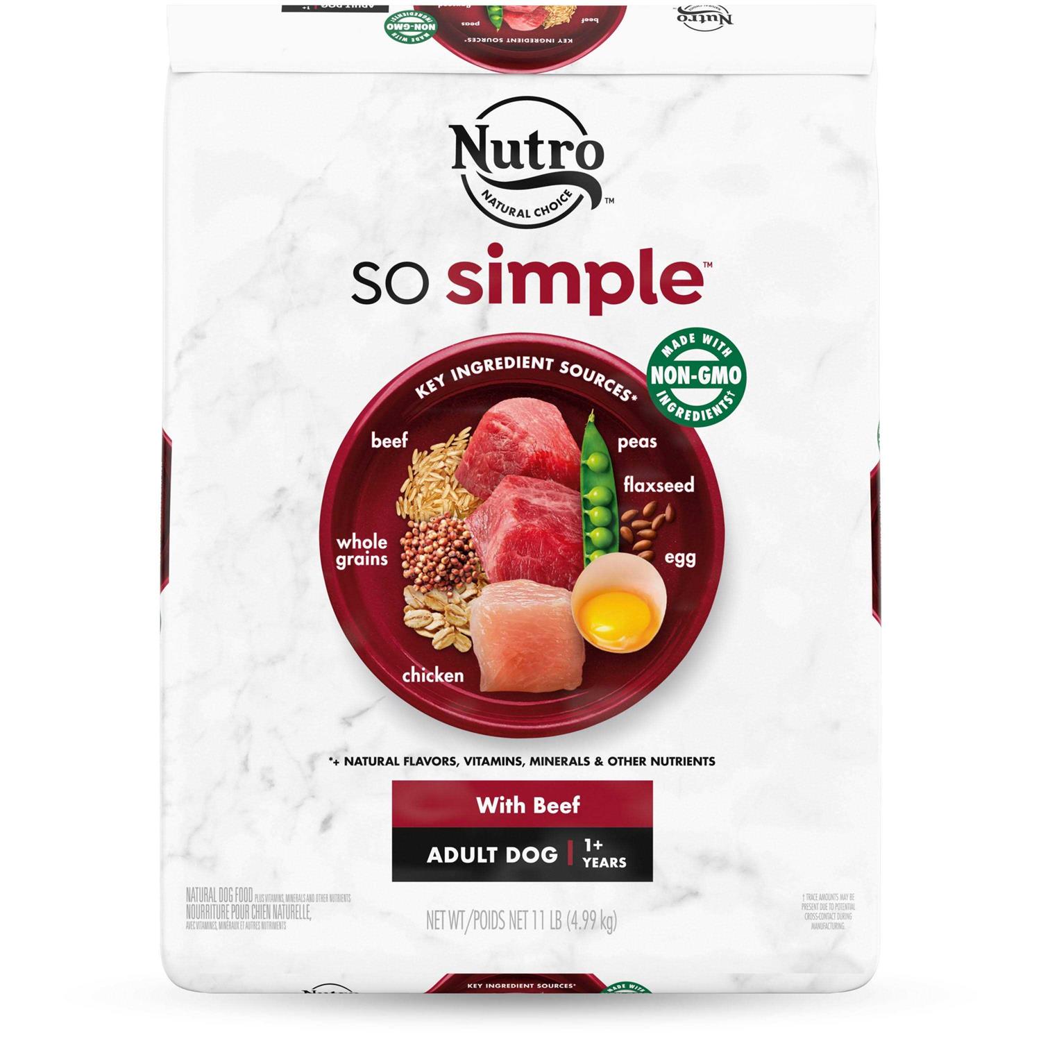 Nutro So Simple Beef Adult Dry Dog Food - Healthber