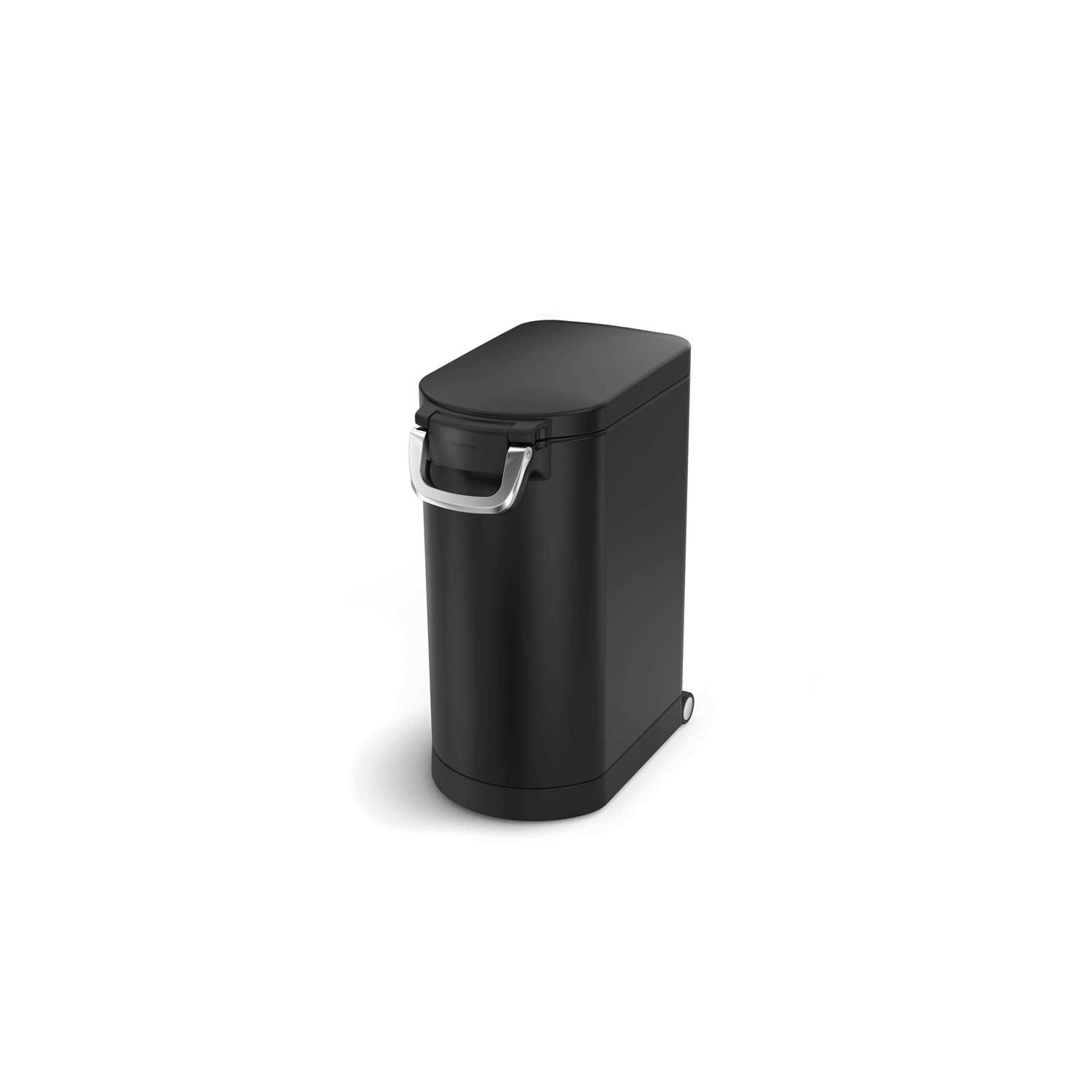 simplehuman Pet Food Can White Steel - Healthber