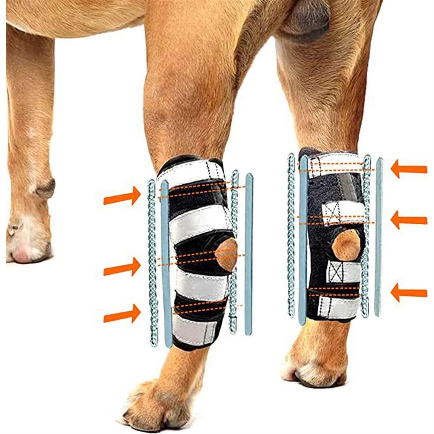 NeoAlly 3-in-1 Long Rear Leg Support Dog Splint Braces - Healthber