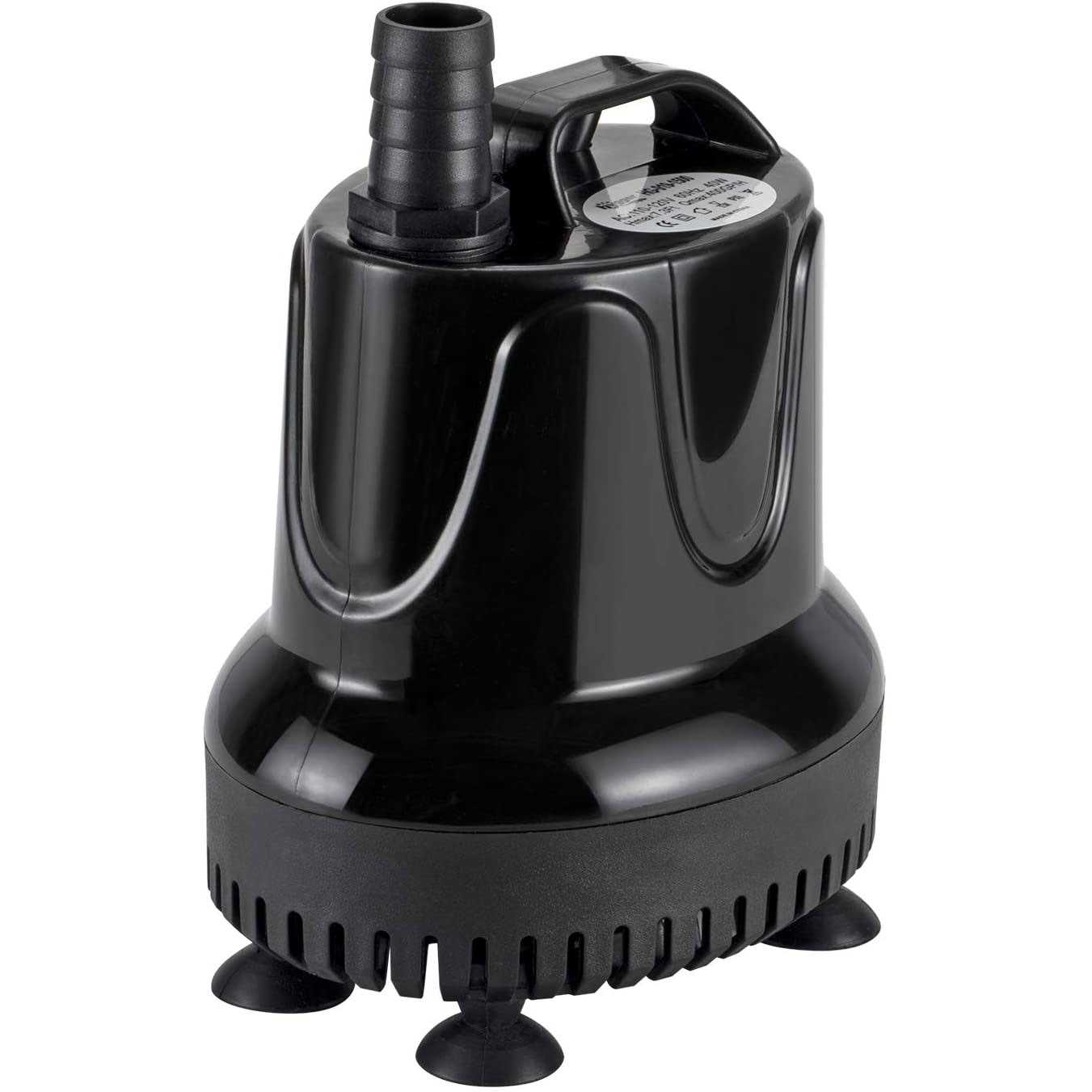 Hygger 660 Gph Quick Water Change Aquarium Pump Submersible Fountain Water Pump Fish Tank Pond Drain Transfer Pump With 2 Adaptors - Healthber