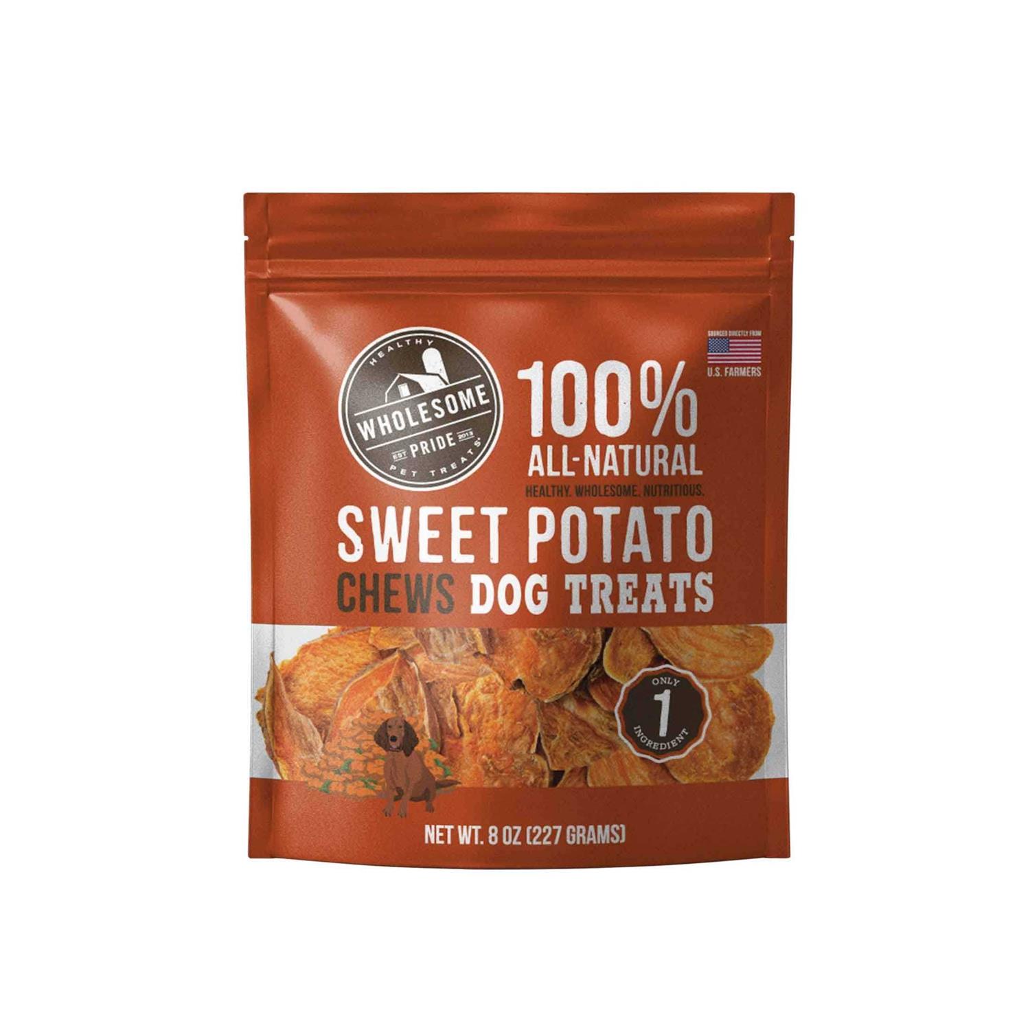 Wholesome Pride Sweet Potato Chews Dog Treats - Healthber