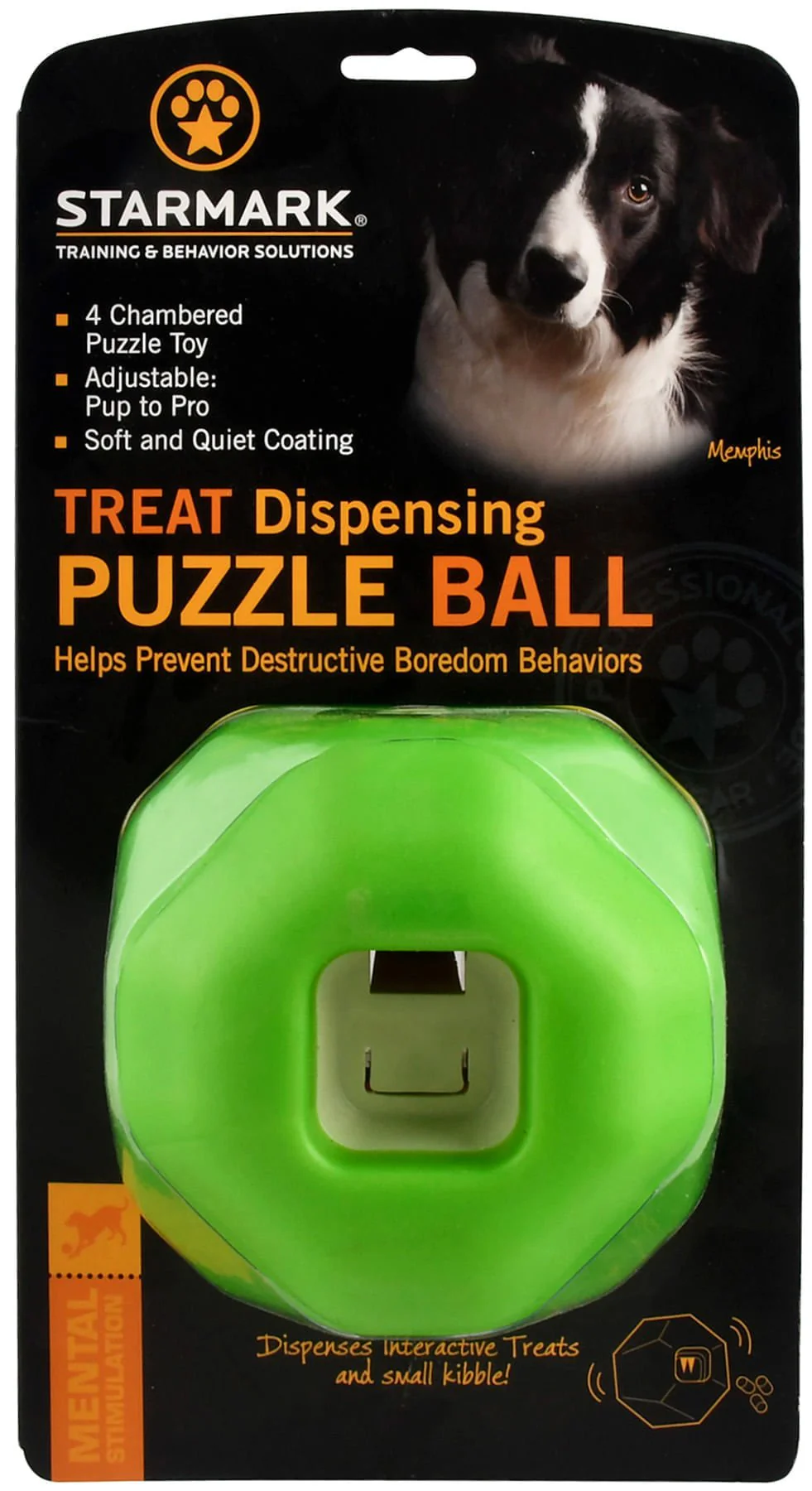 Treat Dispensing Puzzle Ball by Starmark - Healthber