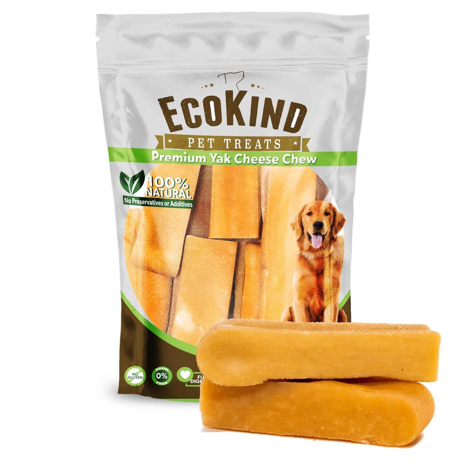 EcoKind Monster Himalayan Yak Cheese Dog Chew XL Dog Chews Rawhide Free - Healthber