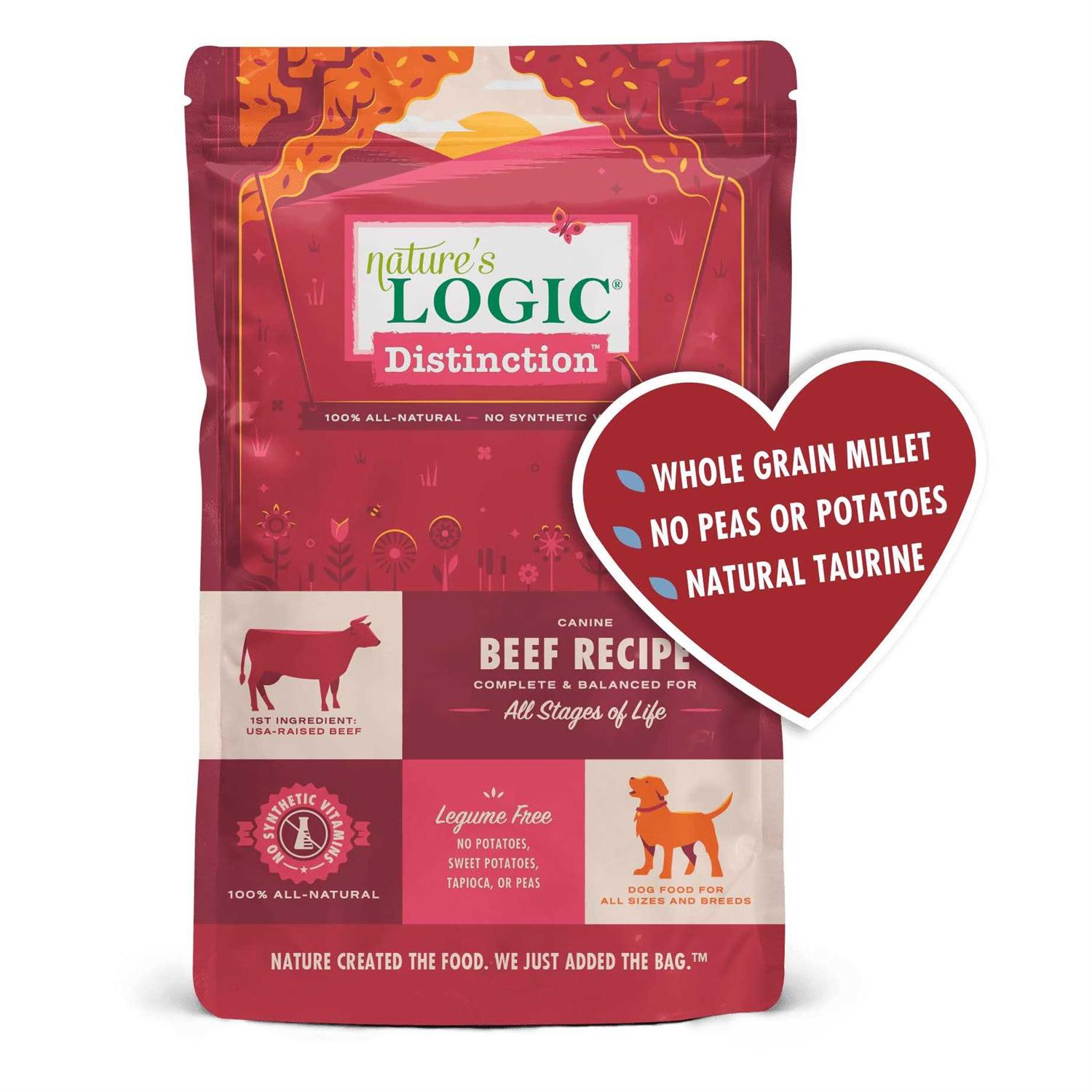 Nature’s Logic Distinction Beef Recipe Dry Dog Food - Healthber