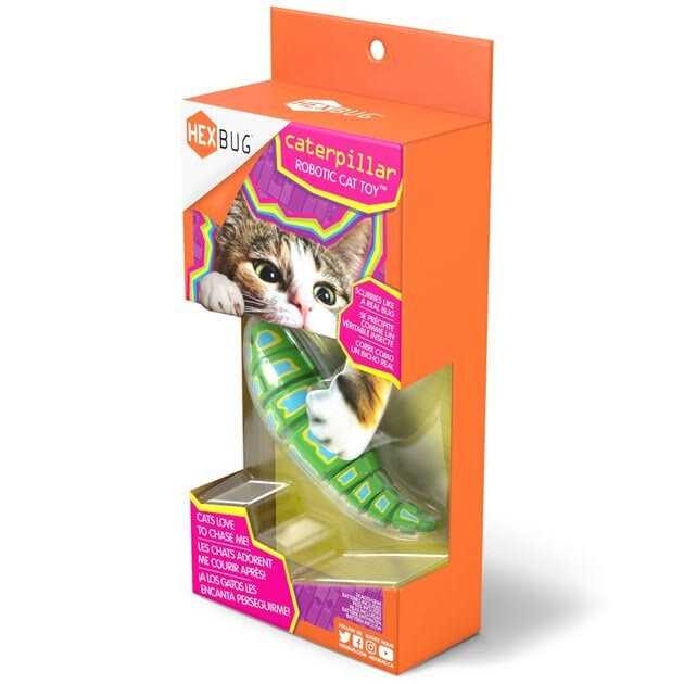 Hexbug Caterpillar Cat Toy - Healthber