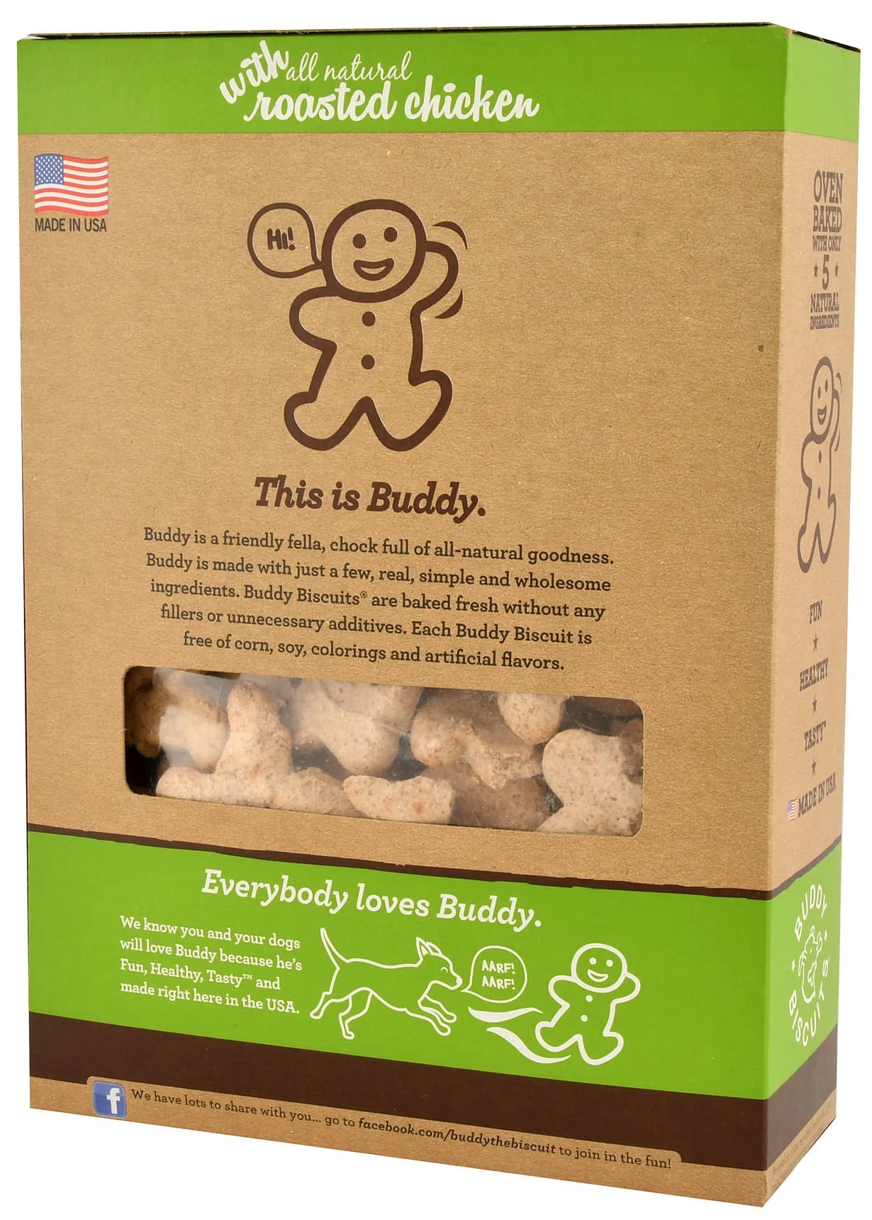 Buddy Biscuits, 16 oz box - Healthber