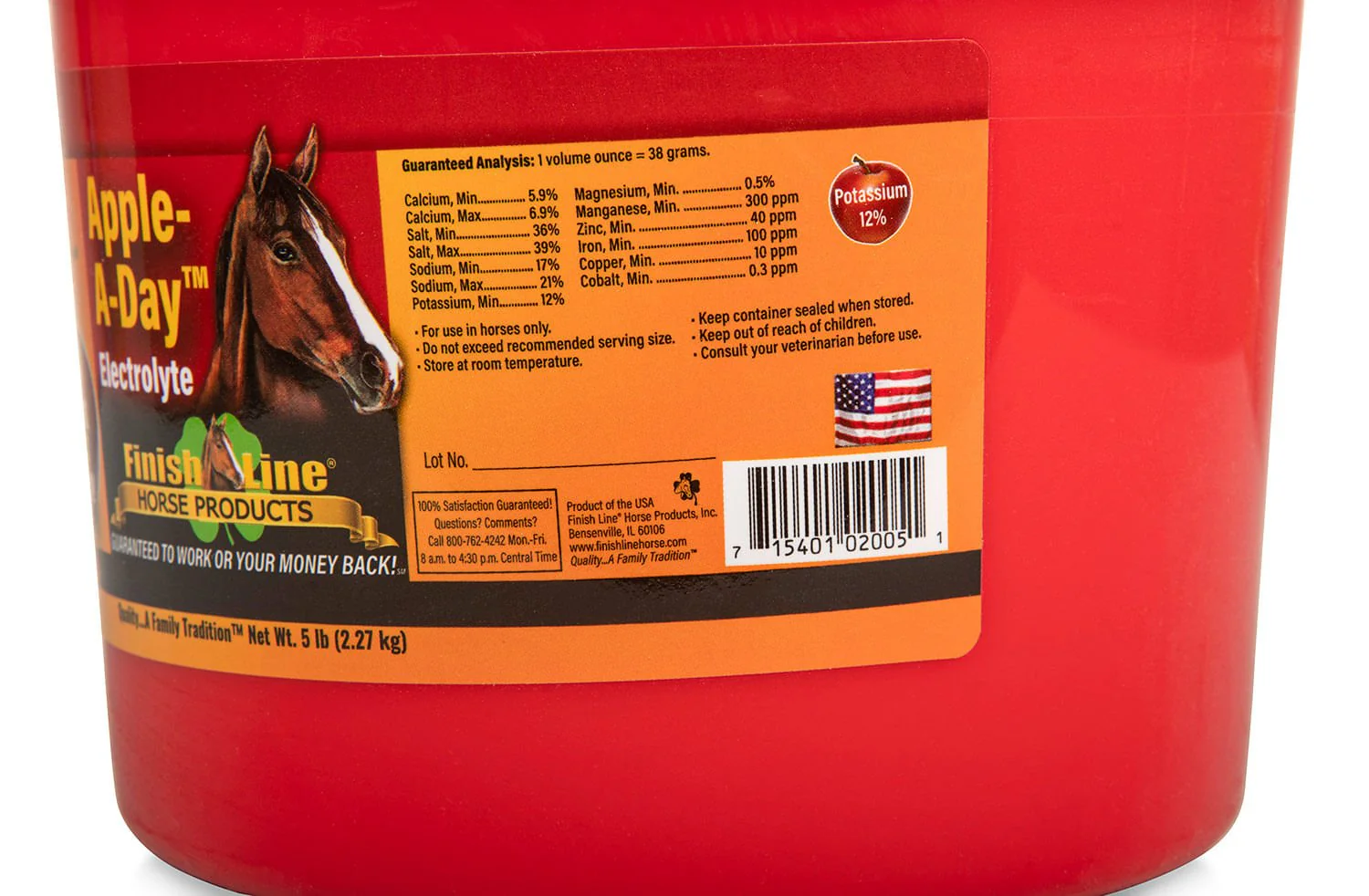 Apple-A-Day Electrolyte Supplement for Horses - Healthber
