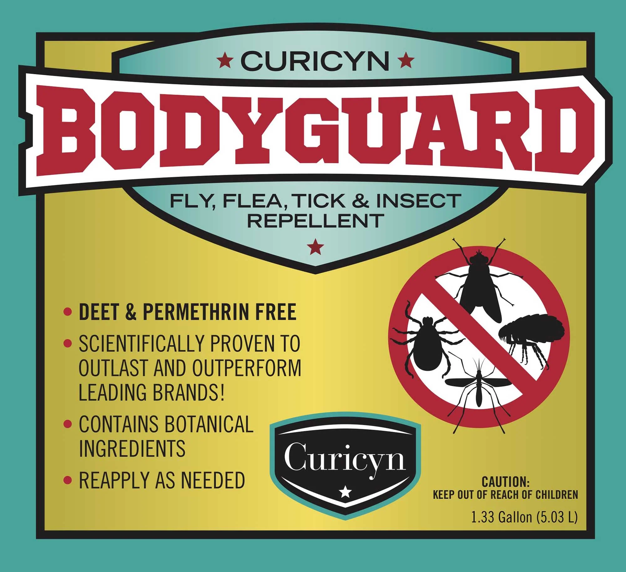 Curicyn's Bodyguard Fly, Flea, Tick and Insect Repellent - Healthber