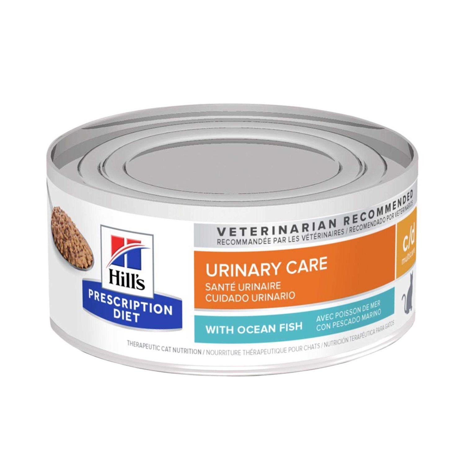Hill’s Prescription Diet c/d Multicare Urinary Care with Ocean Fish Wet Cat Food - Healthber