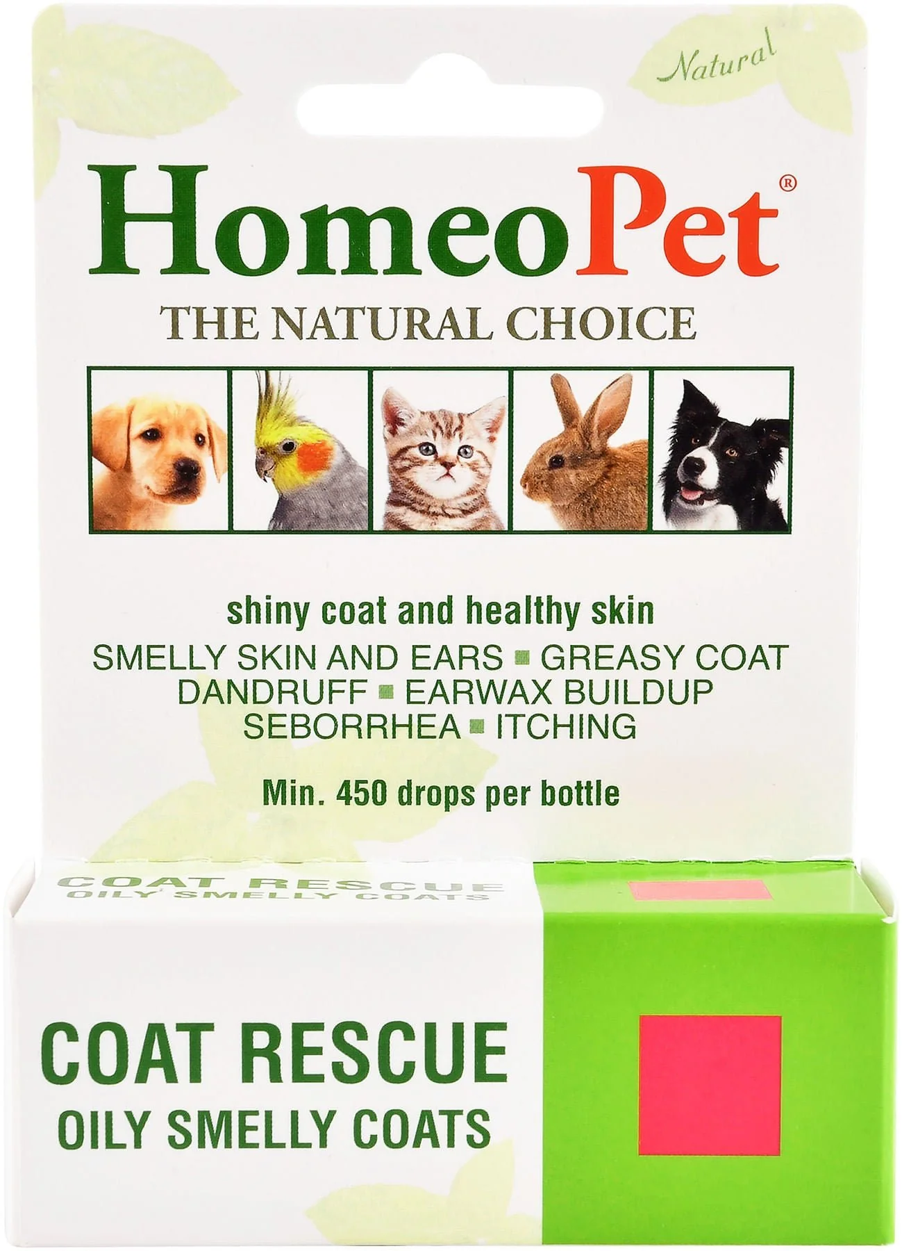 HomeoPet Coat Rescue, 15 mL - Healthber