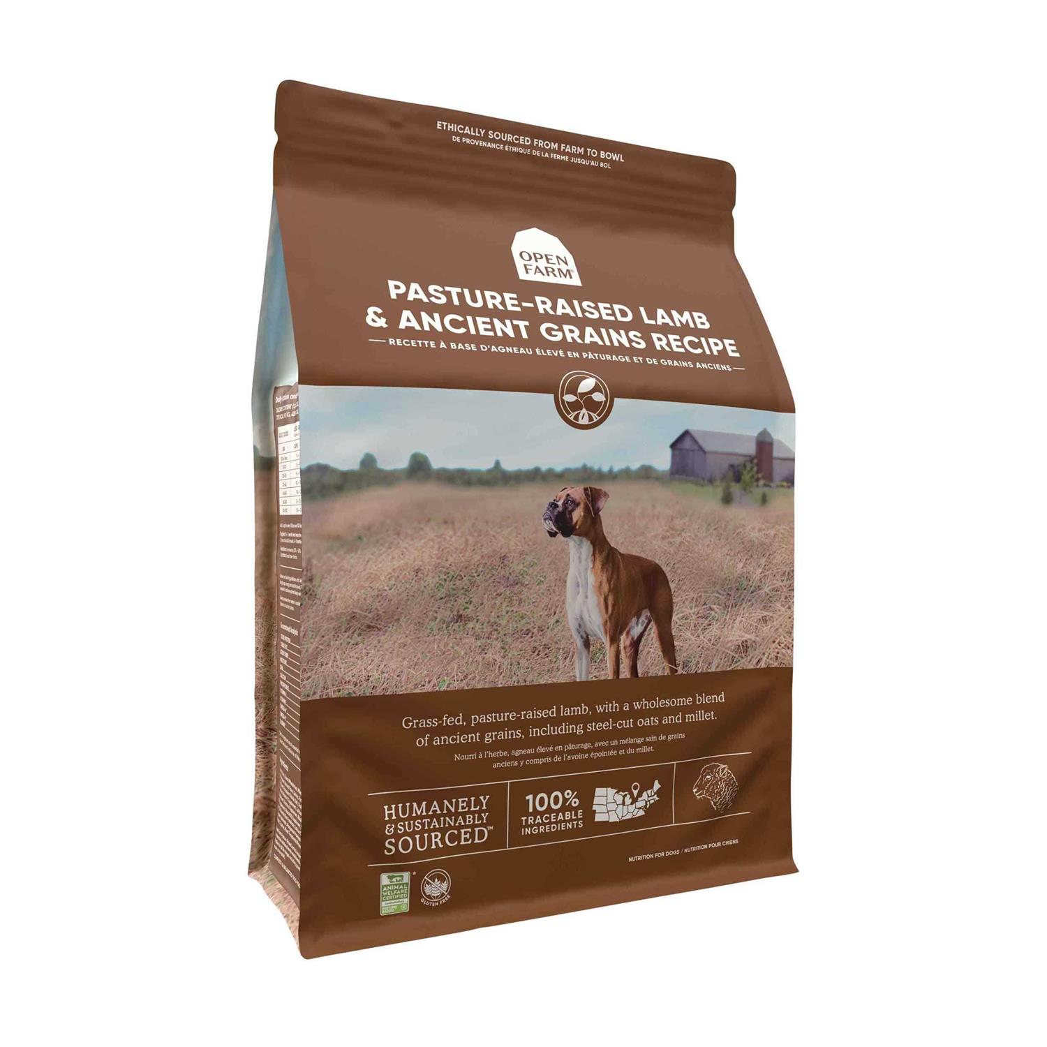 Open Farm Pasture Raised Lamb Ancient Grains Dry Dog Food - Healthber