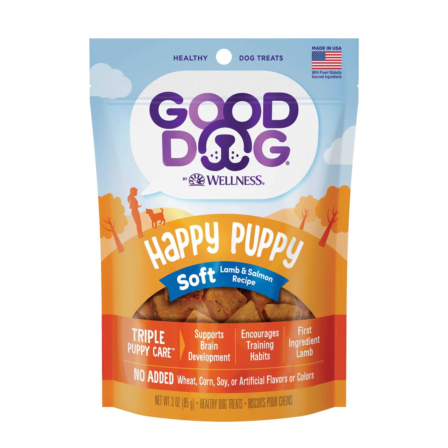 Good Dog by Wellness Happy Puppy Treats Lamb & Salmon Recipe - Healthber