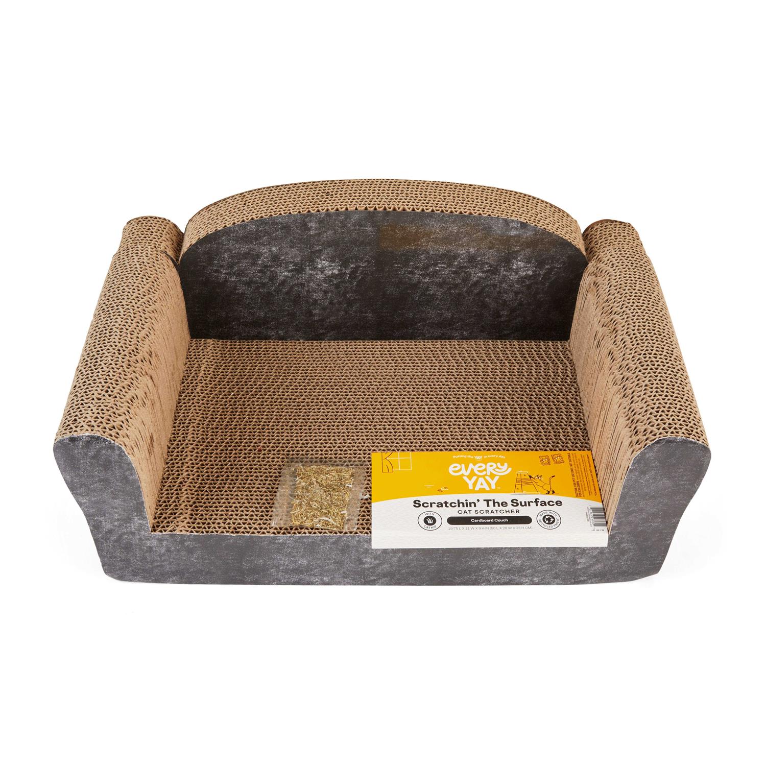 EveryYay Assorted Scratchin The Surface Cardboard Couch Cat Scratcher - Healthber