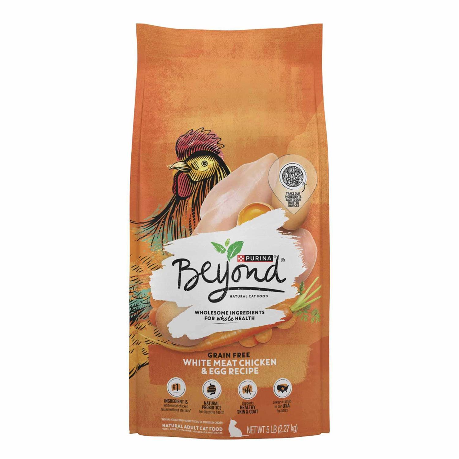 Purina Beyond Grain Free White Meat Chicken & Egg Recipe Natural Dry Cat Food - Healthber