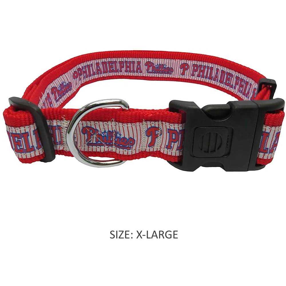 Philadelphia Phillies Pet Dog Collar by Pets First - Healthber