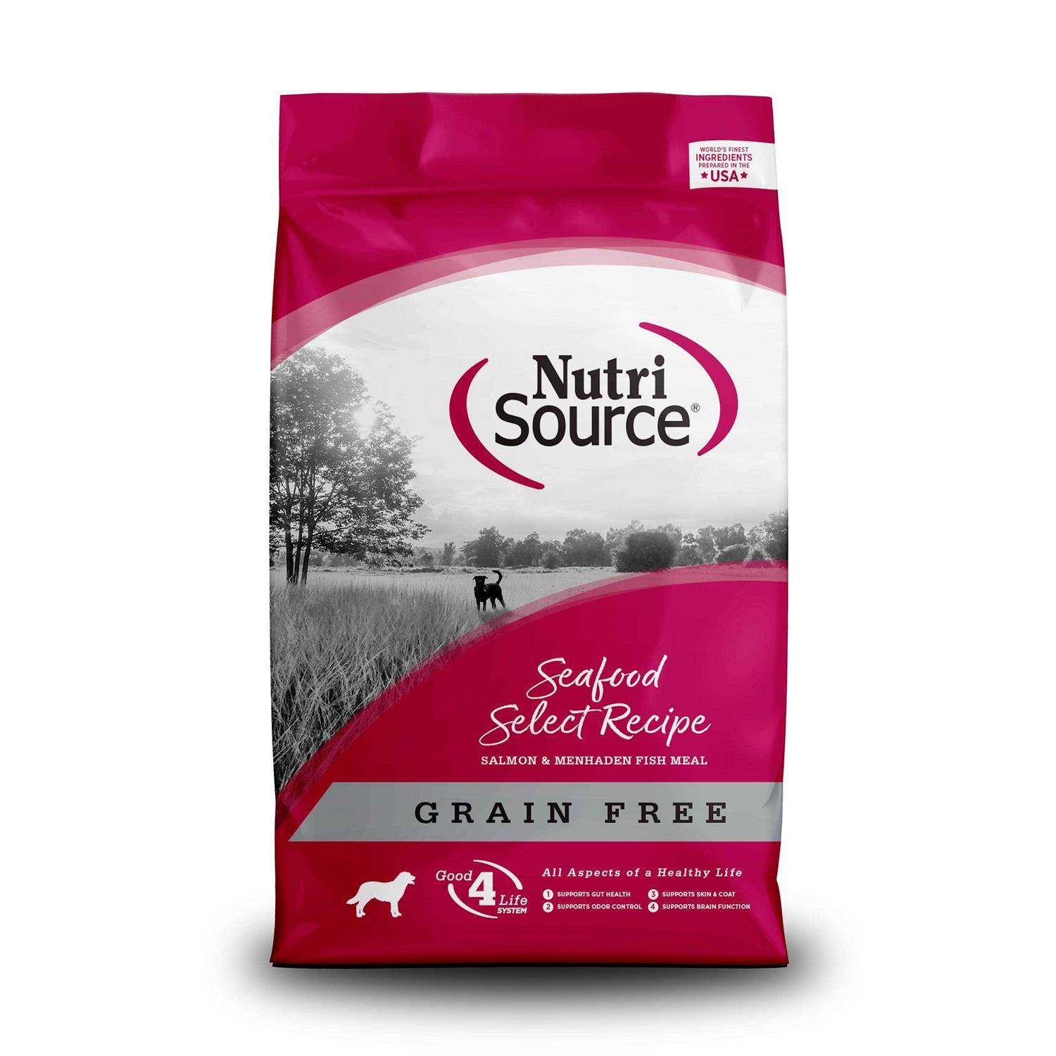 NutriSource Grain-Free Seafood Select Dry Dog Food - Healthber
