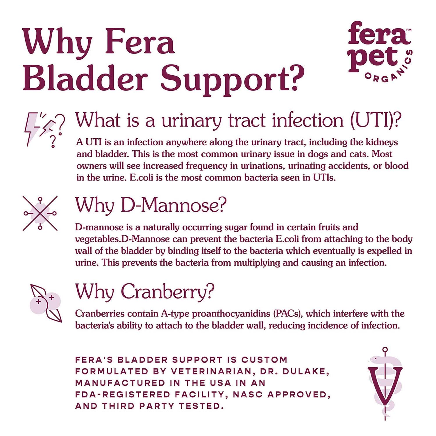 Fera Pet Organics Bladder Support for Dogs and Cats - Healthber