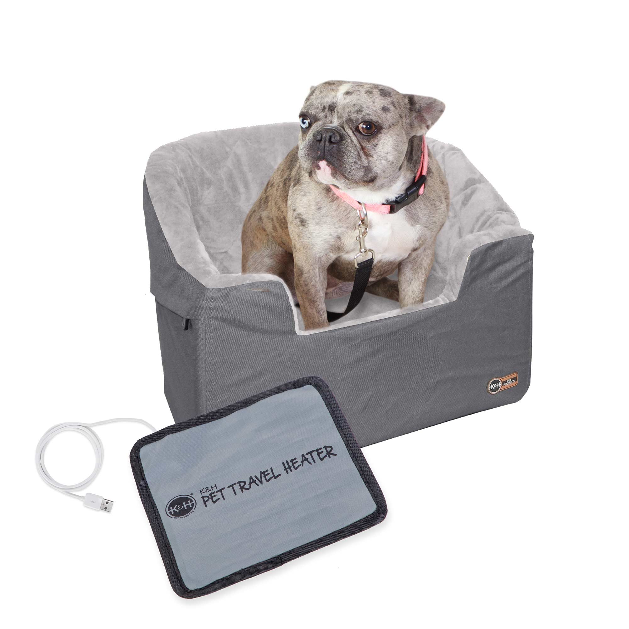 K&H Pet Products Bucket Booster Pet Seat, Heated Knockdown - Healthber