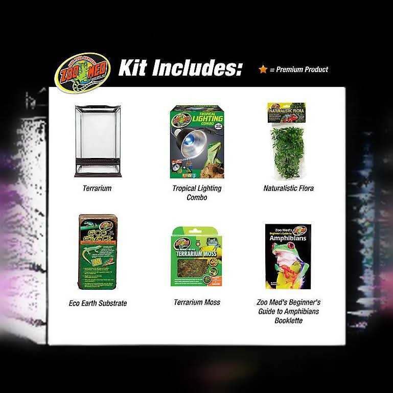 Zoo Med Naturalistic Terrarium Tropical Kit - Healthber