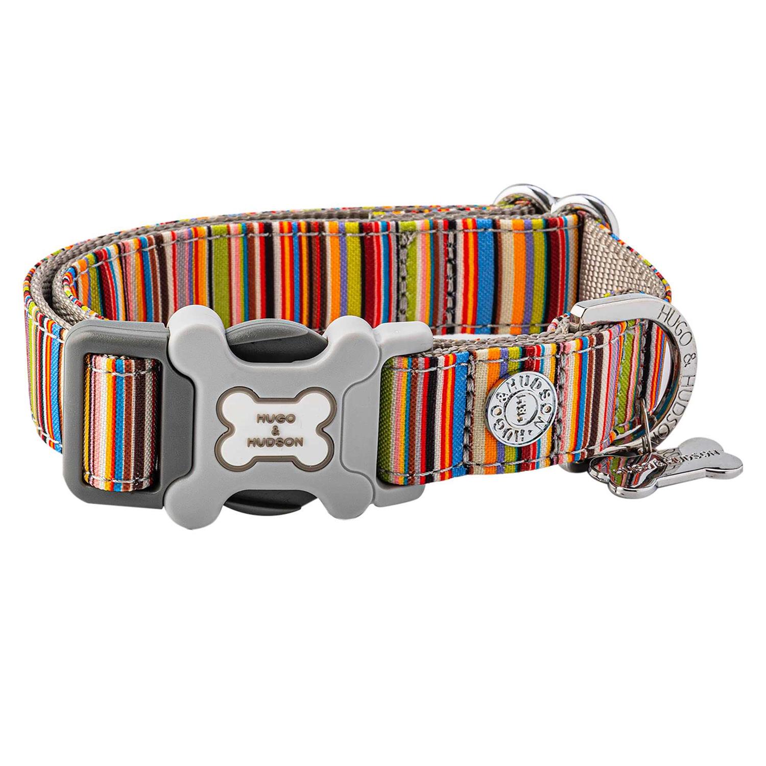 HUGO & HUDSON Fabric Nylon Dog Collar - Healthber