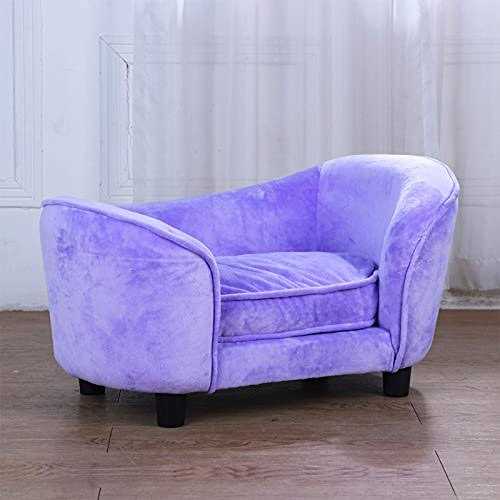 Getifun Pet Bed Sofa Velvet Couch Washable Cushion for Small Dog Cat - Healthber