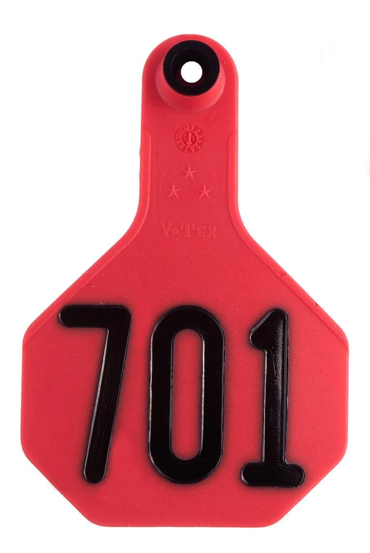 Special Order Y-Tex Numbered 2-Piece Ear Tags, 25 ct - Healthber