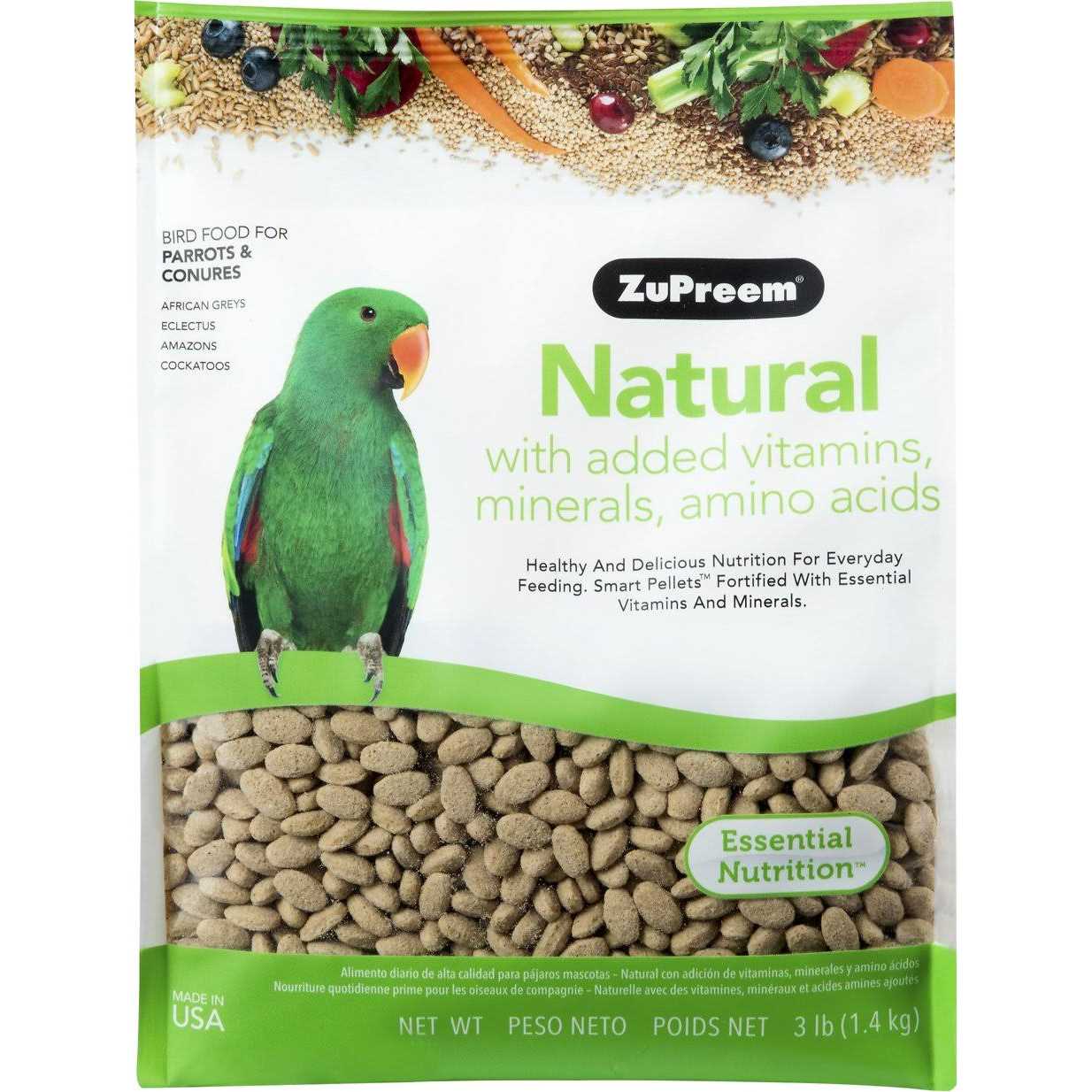ZuPreem Natural Bird Food - Healthber