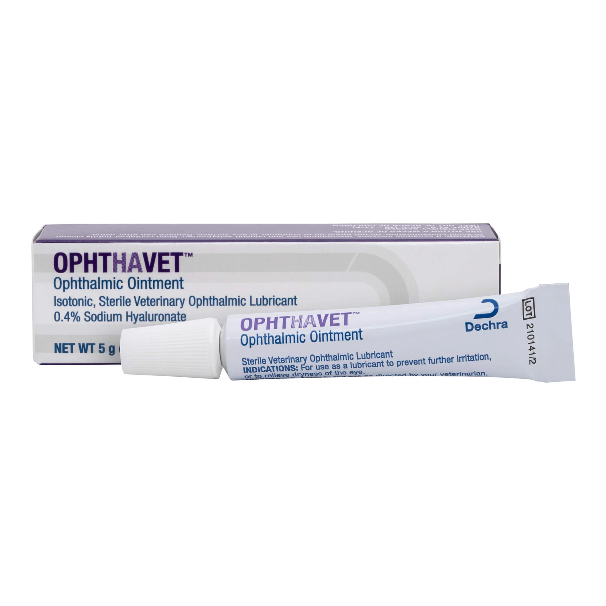 OphtHAvet Ophthalmic Ointment, 5 gram tube - Healthber