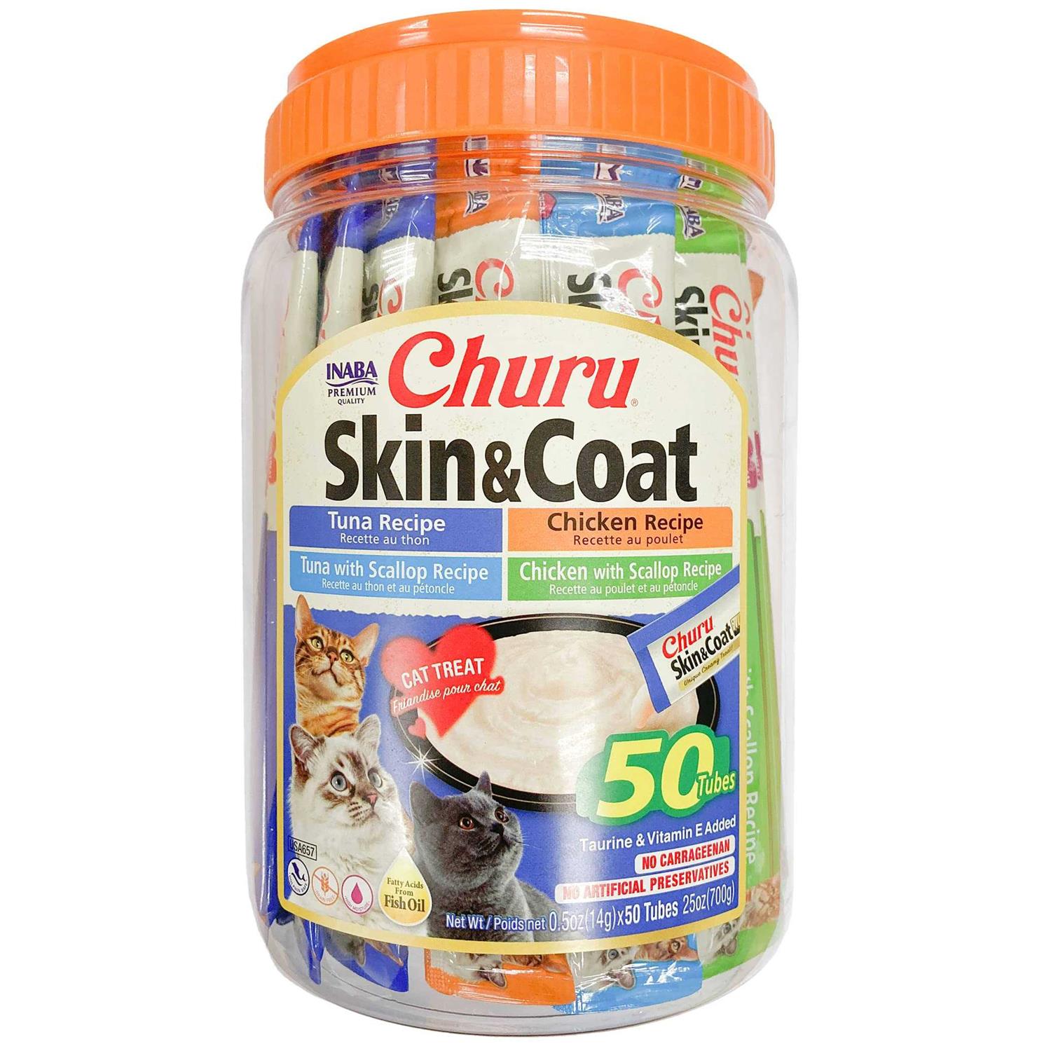 Inaba Churu Skin Coat for Cat 14 Gr - Healthber