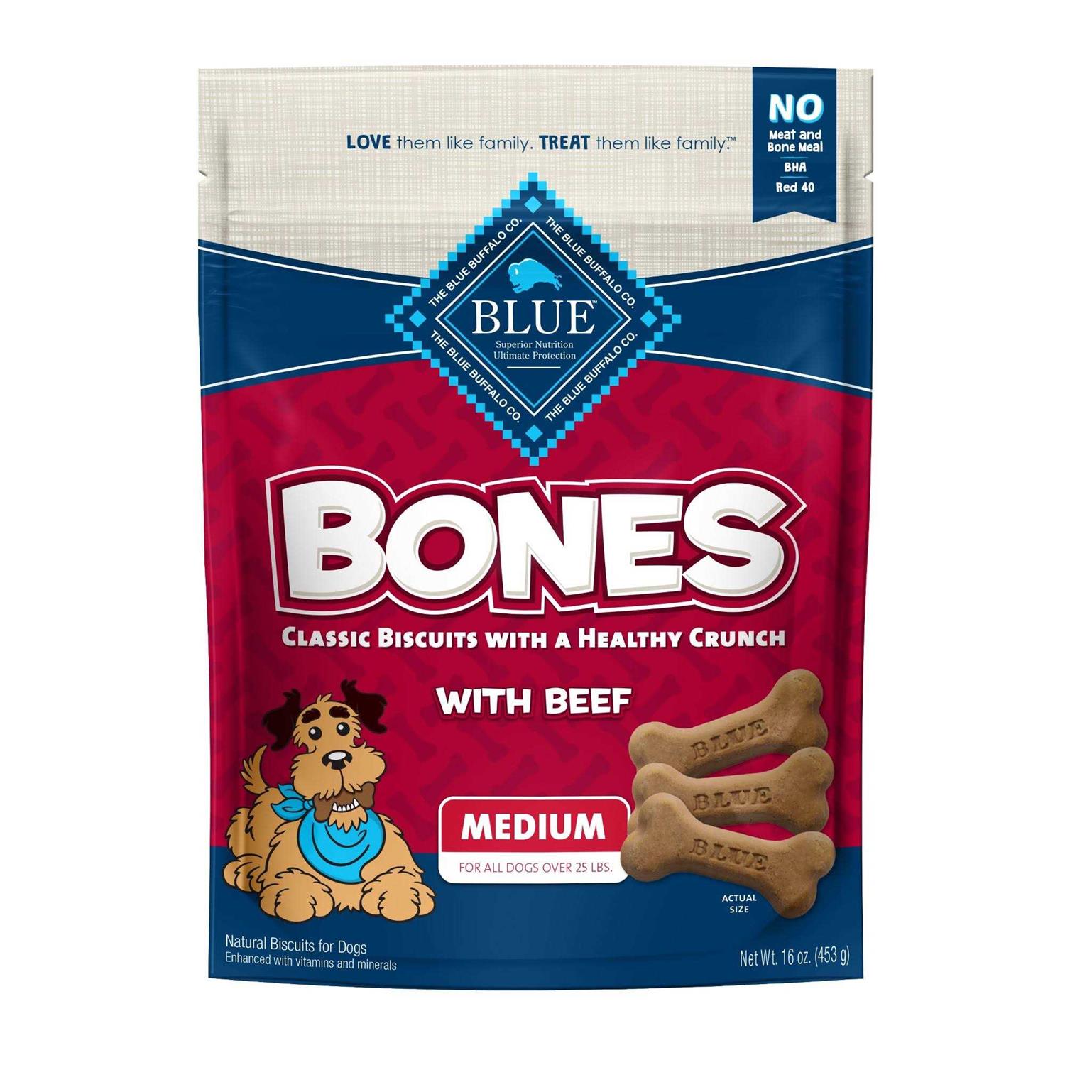 Blue Buffalo Bones Biscuits - Healthber