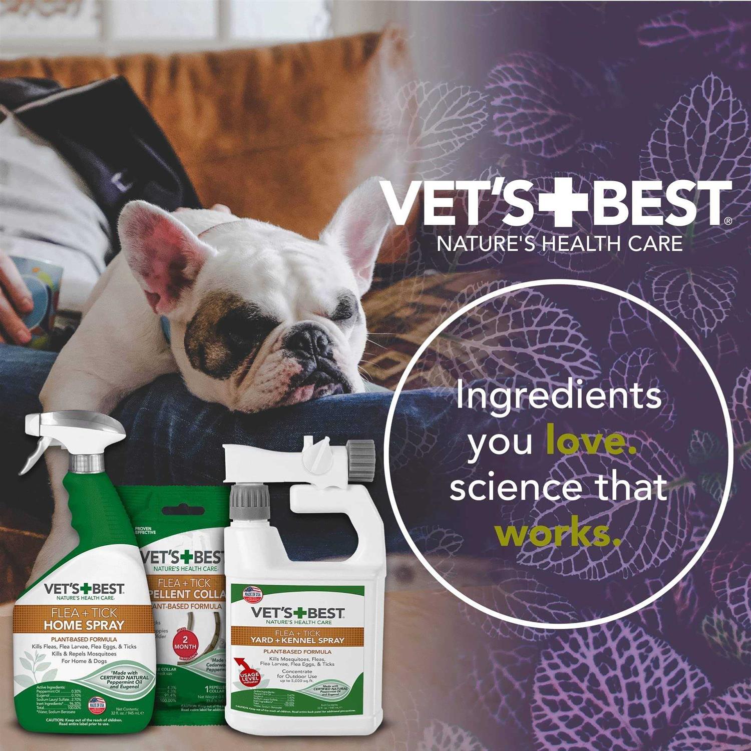 Vet’s Best Flea and Tick Repellent Dog Collar - Healthber
