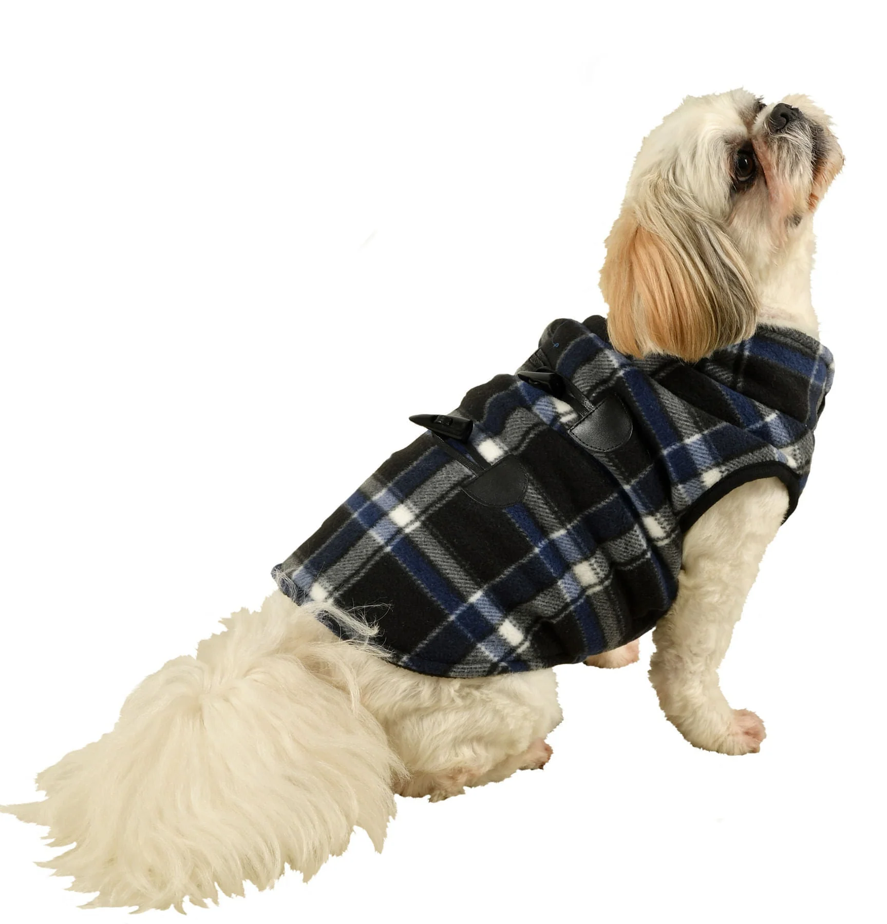 Plaid Reversible Dog Coat - Healthber
