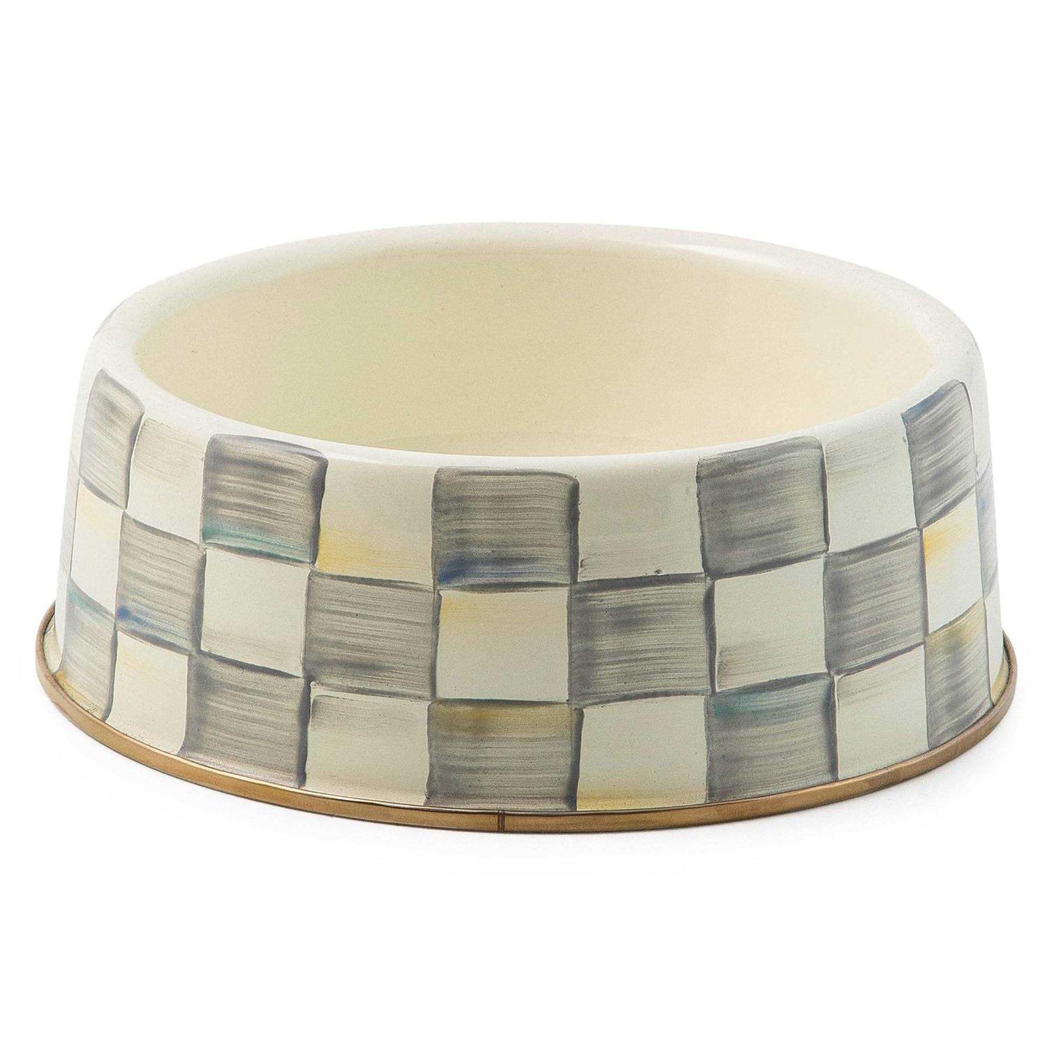 MacKenzie-Childs Check Pet Dish - Healthber