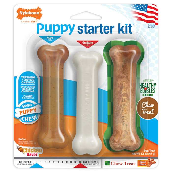 Nylabone Puppy Starter Kit - Healthber